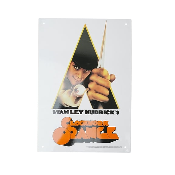 A Clockwork Orange Knife Tin Sign