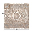 thumbnail image 3 of DecMode Indoor White Wood Traditional Wall Decor, 3 of 10