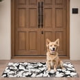 thumbnail image 4 of Gray Camo Shark Silhouette Pattern Door Rugs,Washable Non Slip Door Mats Indoor,Decorative Door Mats,Entry Mat Indoor for Entrance,Bedroom,Kitchen,Bathroom,16"x47", 4 of 6