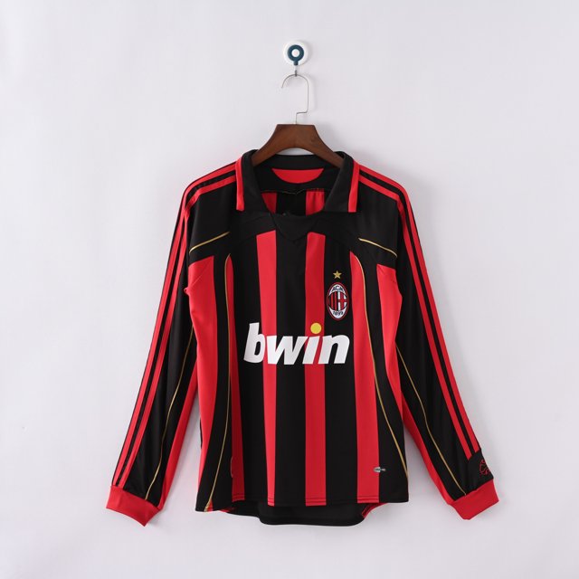 200607 Ac Home Long Sleeve Football Classic Jersey