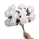 thumbnail image 1 of Rosa artificial de 10 cabezas, flor de seda falsa, centro de mesa para boda, fiesta, jarrón DIY, decoración de flores artificiales, 1 of 8