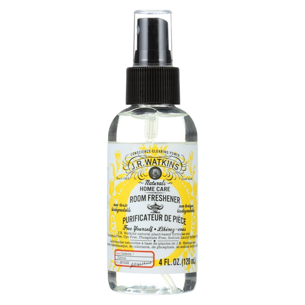 J.R Watkins Room Freshener, Lemon, 4 fl oz