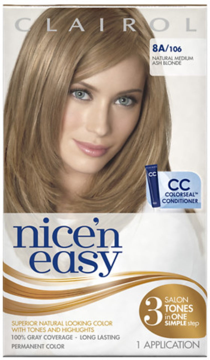 Nice N Easy Permanent Color 8a 106 Natural Medium Ash Blonde 1