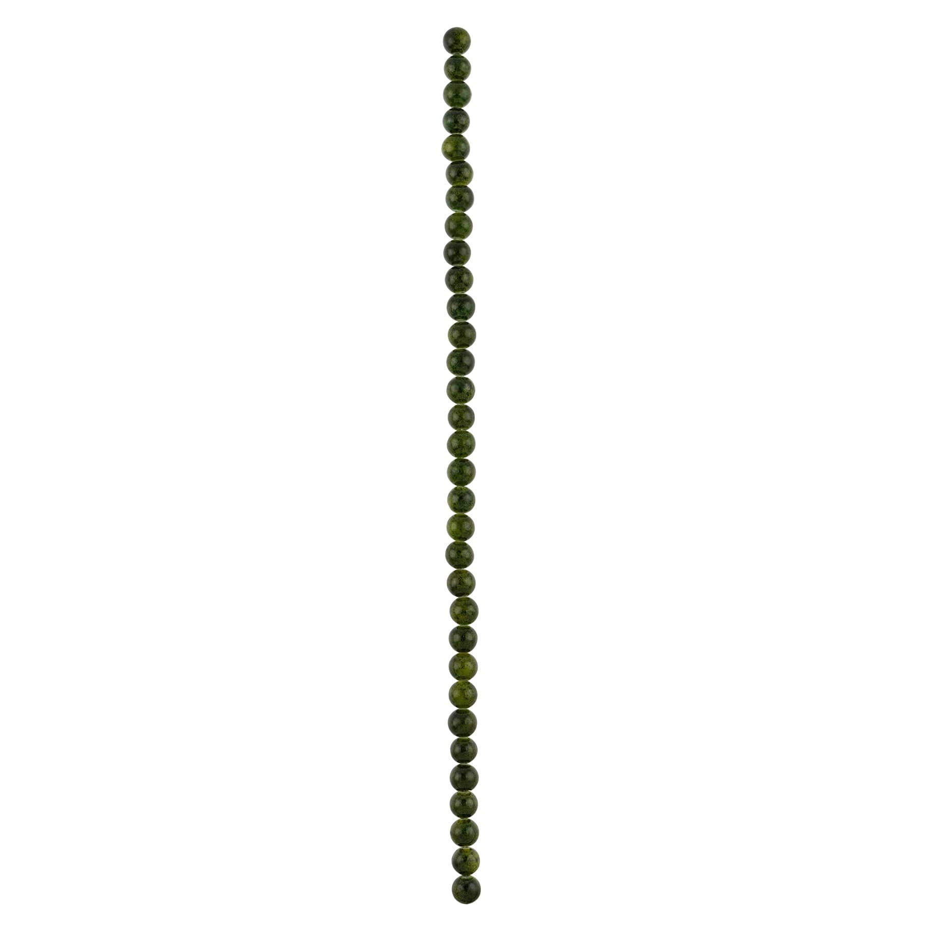 Bead Landing Green Quartz Round Beads, 8mm, 12 Pack