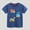 Navy, variant on Spazoro Children's Boys Girls Shirts Tee, Short Sleeve Graphic T-Shirts Crew Neck Dinosaur Print Casual Summer Tops for Unisex Pink Size 2 T