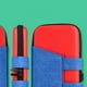 thumbnail image 4 of Bolsa de almacenamiento para consola de juegos, gran capacidad, doble protección, portátil, carcasa rígida protectora para Switch, color rojo para Switch (10 ranuras para tarjetas), 4 of 5