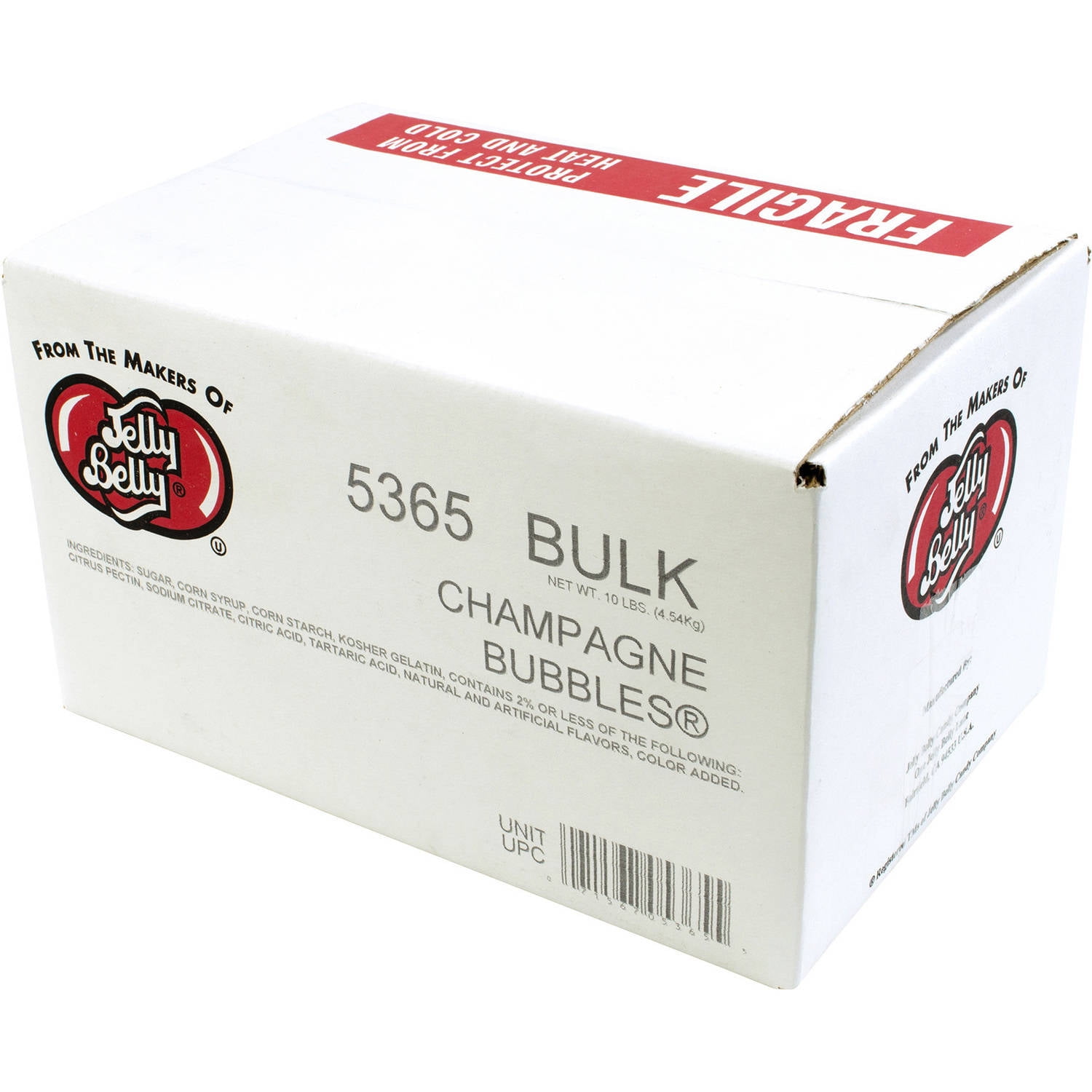 Jelly Belly Champagne Bubbles Candy, 10 lbs by Jelly Belly