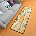 thumbnail image 5 of Long Floor Mat Hallway Carpet 72x24 Inch Area Carpet Non-slip Entrance Carpet Washable Door Mat Kitchen Bedroom Living Room Cartoon Gold Roses, 5 of 7