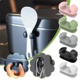 thumbnail image 2 of Rice Spoon Holder Silicone Storage Rack Kitchen Wall-Mounted Cooker Spoon Shelf, 2 of 8