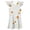White, variant on HNMKIU Halloween for Girls Flutter Sleeve Nightgown Summer Casual Halloween Print Dress Cute Toddler Sleepwear Party for Daily Wear Purple - 4-5 Years