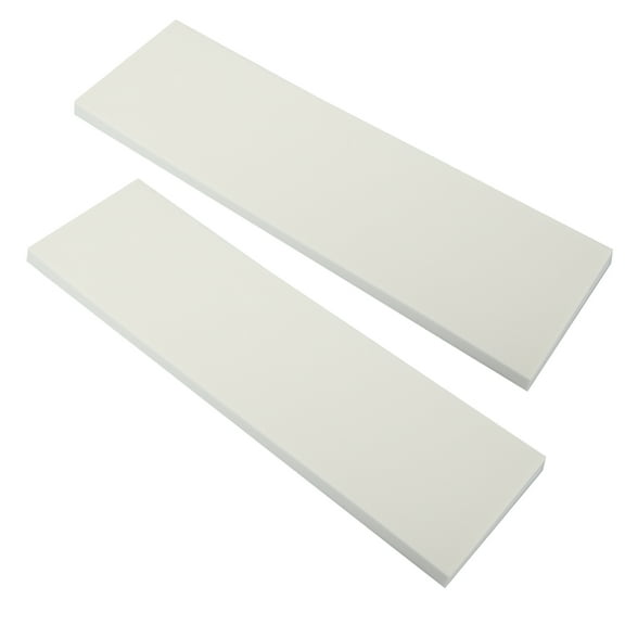 Unique Bargains 400x120x15mm 2pcs Car Garage Wall Guard Door Bumper Protector Anti Collision Waterproof White
