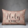thumbnail image 3 of Creative Products Holy Chic Cream Polka Dots on Pink 20 x 14 Spun Poly Pillow, 3 of 3