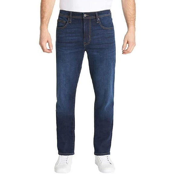 G.H. Bass & Co. Men's Straight Fit Jean (Blue, 40 x 30)