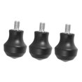thumbnail image 1 of Paquete de 3 almohadillas antideslizantes de silicona para trípode (rosca de 3/8") para fotografía, observación y vlogs., 1 of 9