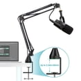 thumbnail image 2 of Micrófono Boom Arm YOUSHARES MV7 MV7X MV7+ con parabrisas, 2 of 7