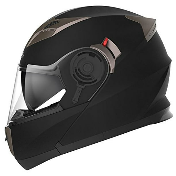 YEMA Helmet Unisex-Adult Motorcycle Modular DOT Approved-YM-925 