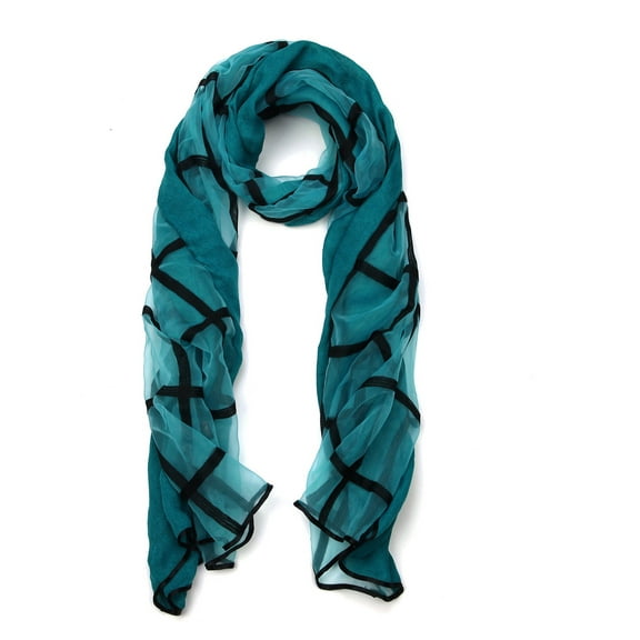 Premium 2-Layer Viscose Plaid Scarf