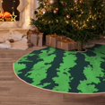 thumbnail image 5 of Sikiie Green Stripes Of Watermelon Nativity Christmas Tree Skirt, Jesus Christian Winter Holiday Tree Mat Decoration(30-48IN)30", 5 of 6