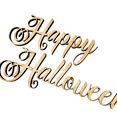 thumbnail image 2 of Krafty Supply Connected Word Happy Halloween, 1/4" Thick Birch Wood, Halloween Crafts, 10" Wide, 2 of 3