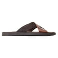 thumbnail image 3 of Base London Mens Webb Leather Sliders, 3 of 5