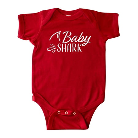 

Inktastic Baby Shark with Shark Fin Gift Baby Boy or Baby Girl Bodysuit