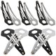 thumbnail image 2 of 10pcs Stainless Steel Hairpins Multifunction Barrettes Hair Clips Bobby for Women Lady (5*Silver + 5*Black), 2 of 4
