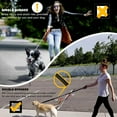 thumbnail image 5 of KABB Heavy Duty 6' Nylon Shock Absorbing Dog Leash, Black, 5 of 8