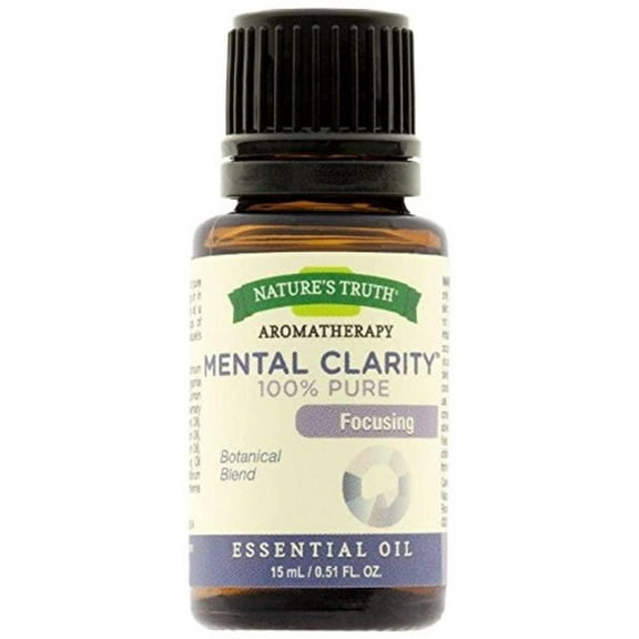 Natures Truth Aromatherapy Mental Clarity 100% Pure .51 oz (Pack of 5)