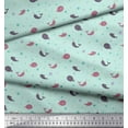 thumbnail image 3 of Soimoi Green Cotton Poplin Fabric Prickly Fish & Dolphin Ocean Decor Fabric Printed Yard 42 Inch Wide, 3 of 3