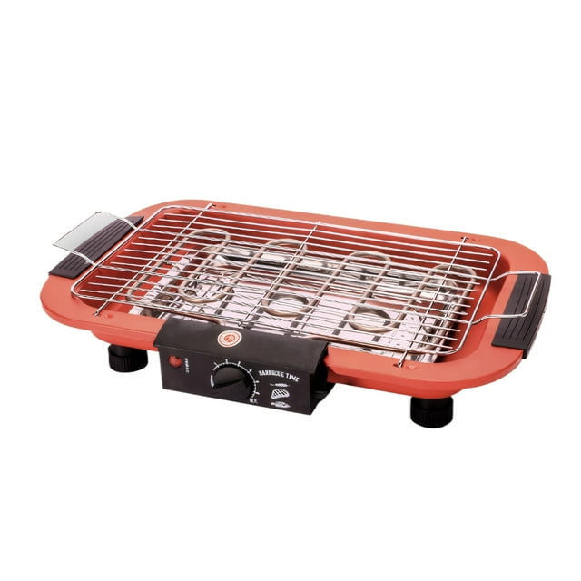 tssuouriy Electric Smokeless BBQ Durable And Reliable Any Occasion Smokeless And Efficient Performance Outdoor Red US