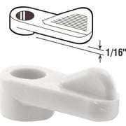 2PK Prime-Line 1/16 In. White Swivel Plastic Screen Clips with Screws (12 Count)