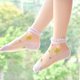 thumbnail image 5 of 5 pares de calcetines tobilleros de algodón para bebés y niños, calcetines de princesa, finos para primavera y verano, 5 of 6