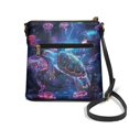 thumbnail image 2 of HELLHERO Turtle & Jellyfish Handbag, Stylish Crossbody Bag Exquisite UV Craft Smooth Zipper Satchel Bag for Dating Daily Use, 2 of 7