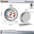 thumbnail image 2 of Termómetro de horno Dunuo, 2 unidades, acero inoxidable 304, 2 of 8