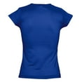 thumbnail image 2 of SOLs Womens Moon V Neck Short Sleeve T-Shirt, 2 of 4
