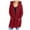 Wine, variant on Cardigan Sweaters for Women Chunky Cable Knit Cardigan Jacket Solid Long Sweater Coat Down Hooded Sweater with Pocket Jackets for Women
