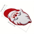 thumbnail image 4 of Clearance Sale 1pc Irregular Santa Claus Shape Area Rug Indoor Non-Slip Machine Washable Rug Non-Shedding Mat For Bedroom Living Room Office Nursery Room Home Decor Room, 4 of 9
