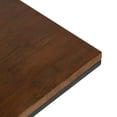 thumbnail image 4 of Kate and Laurel Lockridge Modern C-Shape End Table, 19 x 12 x 27, Walnut Brown and Black, Decorative Minimalist Accent Table for Storage and Display, 4 of 9