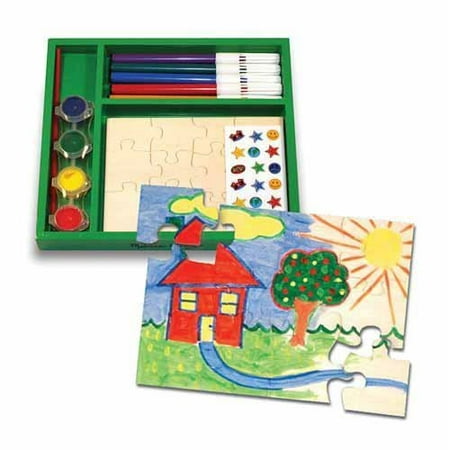 Decorate-Your-Own Wooden Jigsaw Puzzles