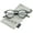 Matte Black / Clear, variant on zeroUV Unisex Retro Keyhole Nose Bridge Clear Lens P3 Round Glasses 46mm (Dark-Tortoise / Clear) - 46mm