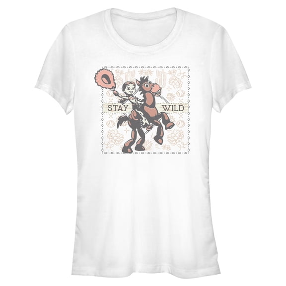 Juniors Toy Story 5 Stay Wild Jessie And Bullseye T Shirt