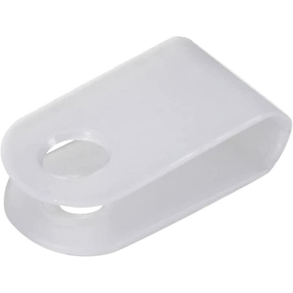 Cable Clips,Wire Holder,Cord Management Organiser Clamps Home and Office, 150Pcs U-Type Cable Clamp Organizer Cord Clips for Wire Management 3.3mm Nylon White