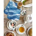 thumbnail image 4 of Coastal Waves Kitchen Dish Towels for Drying Dishes Set of 3, Summer Beach Ocean Nautical Watercolor Waffle Weave Microfiber Hand Tea Bathroom Towels Quick Dry & Absorbent Towel 15.7x23.6, 4 of 7