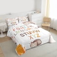 thumbnail image 3 of Feelyou Kawaii Cat Animal Twin Comforter Sets, Monogrammed A - Z Bedding Set, 2 Pieces, 3 of 8