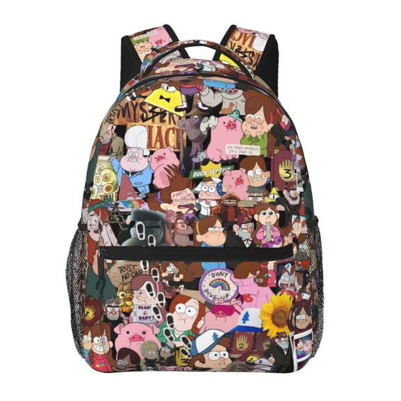 Large Capacity Shoulder Bags Gravity Falls Backpack Bookbag Computer Bag Daypacks Travel