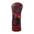 thumbnail image 3 of Cubierta de cabeza de palo de golf Cubiertas de palos de golf Protector PU Cuero Cuello largo Impermeable Conductor Zulema  Cubierta de la cabeza del palo de golf, 3 of 8