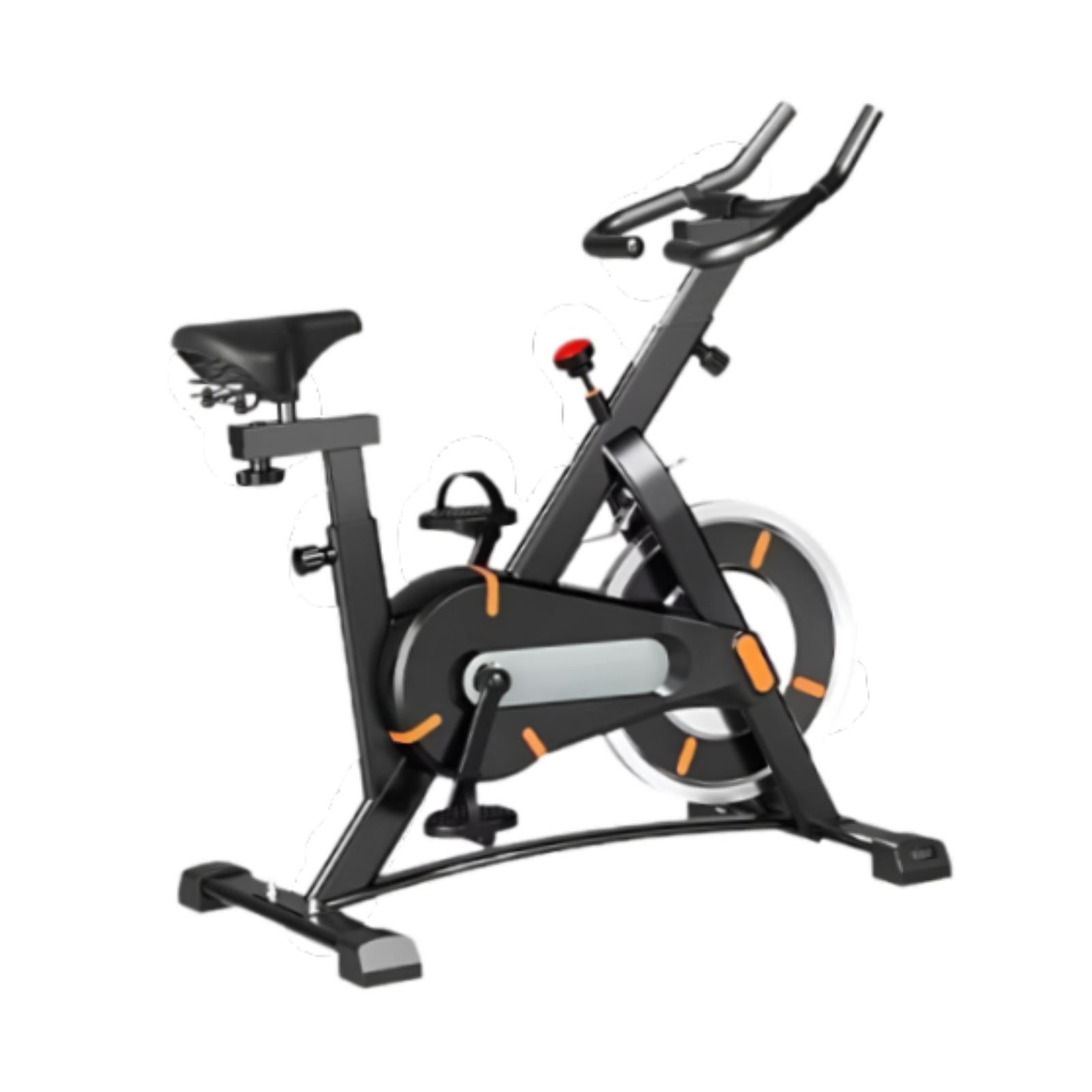 Almencla Exercise Bike Cardio Training Stationary Bike for Small Space Apartment Home Black No Computer Walmart