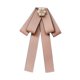 thumbnail image 2 of Broche con lazo para mujer, estilo lazo, con strass, para doblar el cuello Caqui, 2 of 9