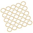 thumbnail image 3 of 100Pcs Traditional Round Jump Rings for Jewelry Making with Golden Embossing Design Ideal for Craft Enthusiasts, 3 of 4