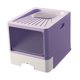 thumbnail image 2 of Arenero plegable para gatos, bandeja de arena resistente, accesorios para todo tipo de mascotas Violeta, 2 of 9